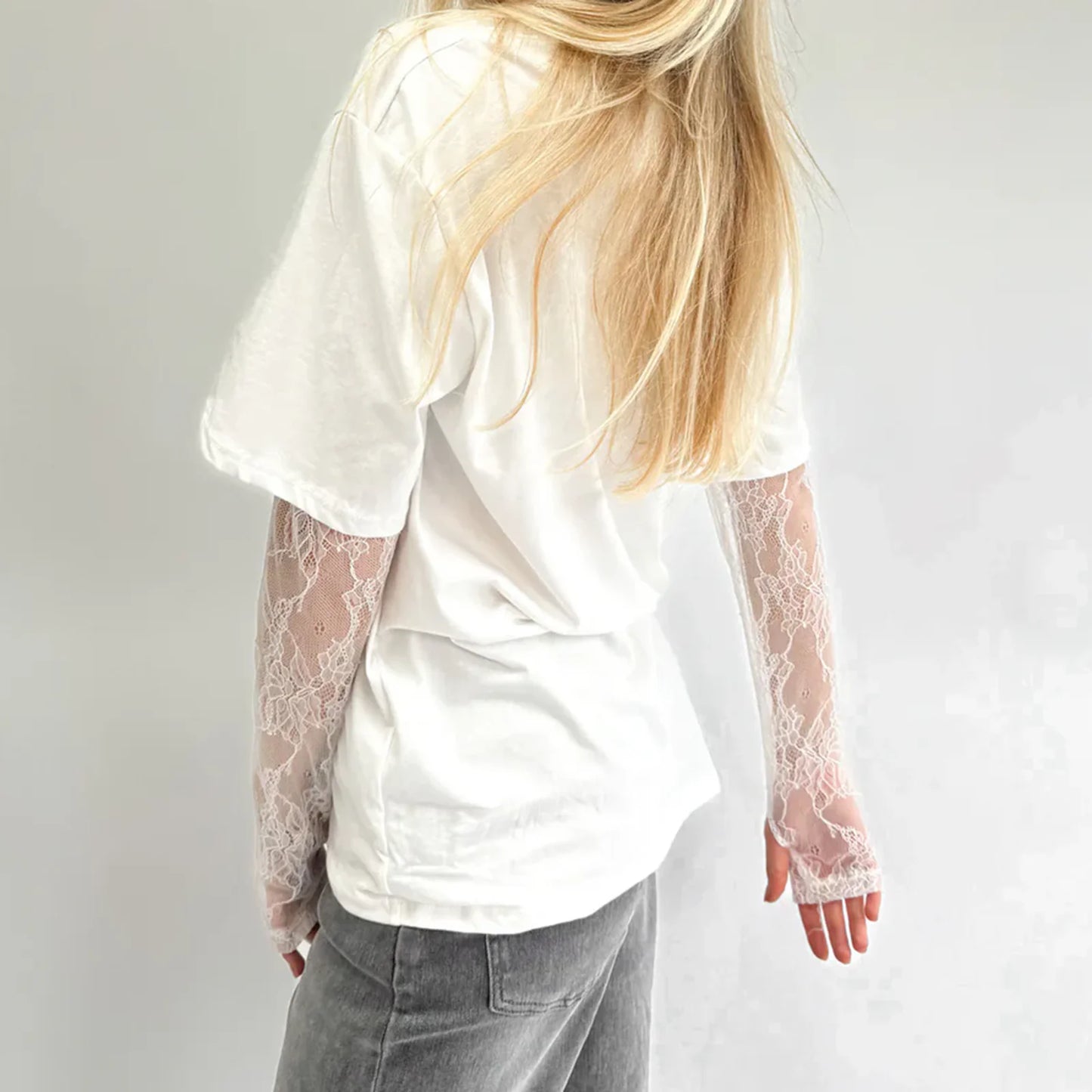 T-shirt Femme Dentelle Vintage
