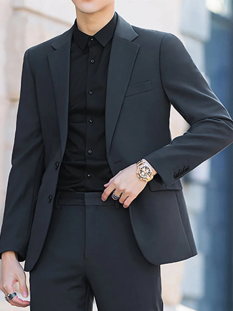 Blazer Homme Élégant Slim Fit