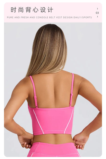 Ensemble Sport Femme 3 Pièces pour Yoga, Fitness et Running