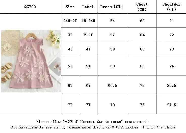 Robe Fille Fleurie Sans Manches Style Princesse