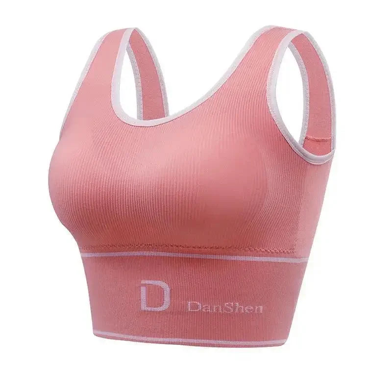 Haut de sport sans bretelles pour femme