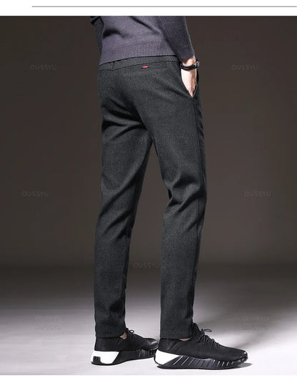 Pantalones elásticos elegantes para hombre