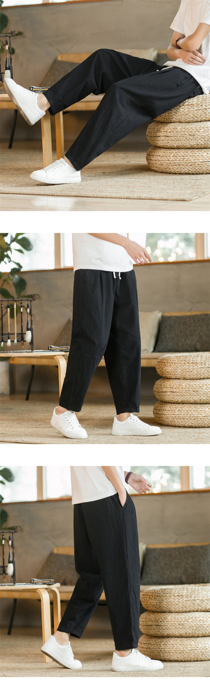 Pantalon en lin urbain