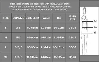 Bikini Femme Push-Up Taille Haute avec Bretelles Croisées