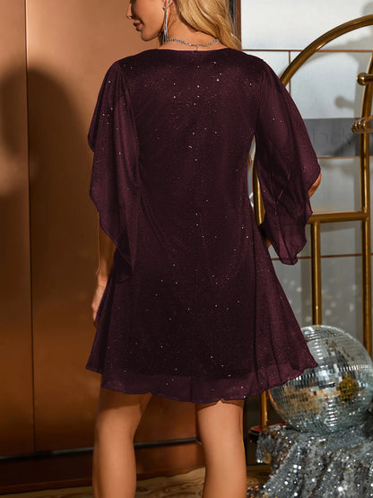 Robe d'été ample à col en V pour femme