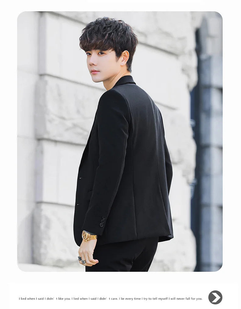 Blazer Homme Élégant Slim Fit