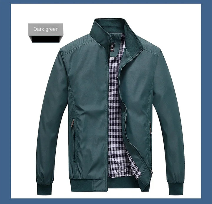 Veste Homme Décontractée Style Baseball Mi-Saison