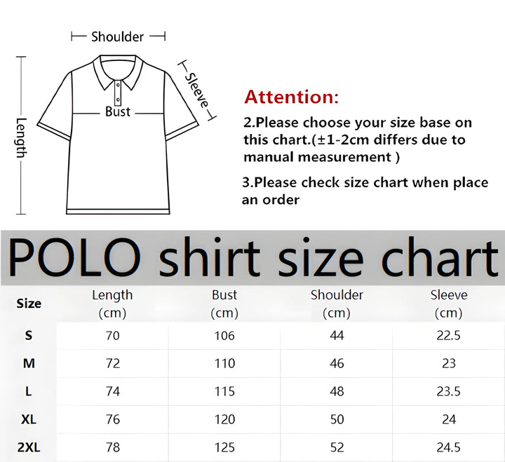 Polo décontracté d’été pour homme