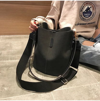 Sac Seau Femme Grande Capacité en Cuir PU Élégant