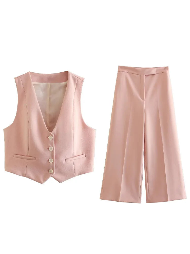 Ensemble à col en V