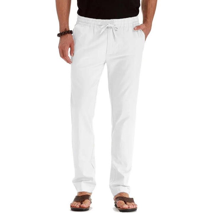 Pantalon Homme Léger Lin & Coton Style Hawaï