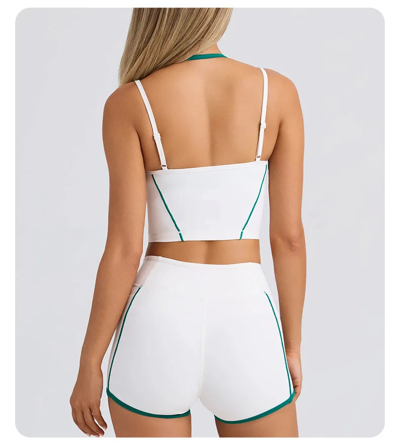 Ensemble Sport Femme 3 Pièces pour Yoga, Fitness et Running