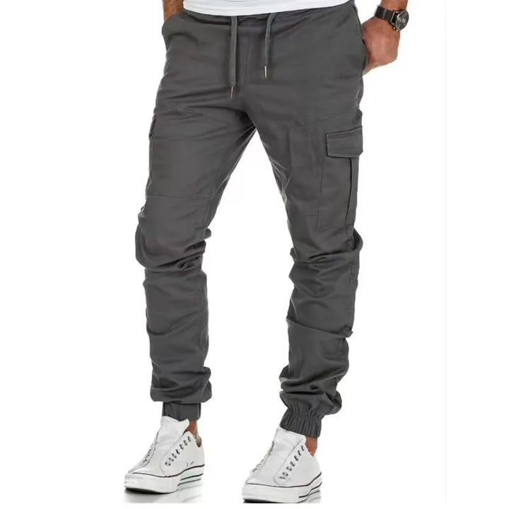Pantalon Cargo Homme Taille Haute Décontracté
