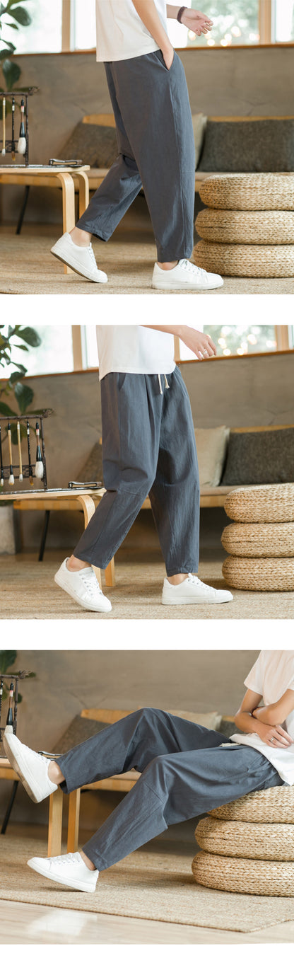 Pantalon en lin urbain