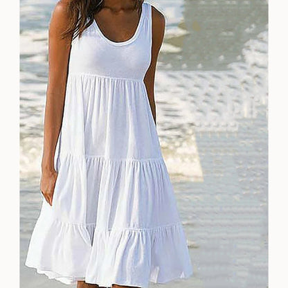 Robe midi moulante à bretelles