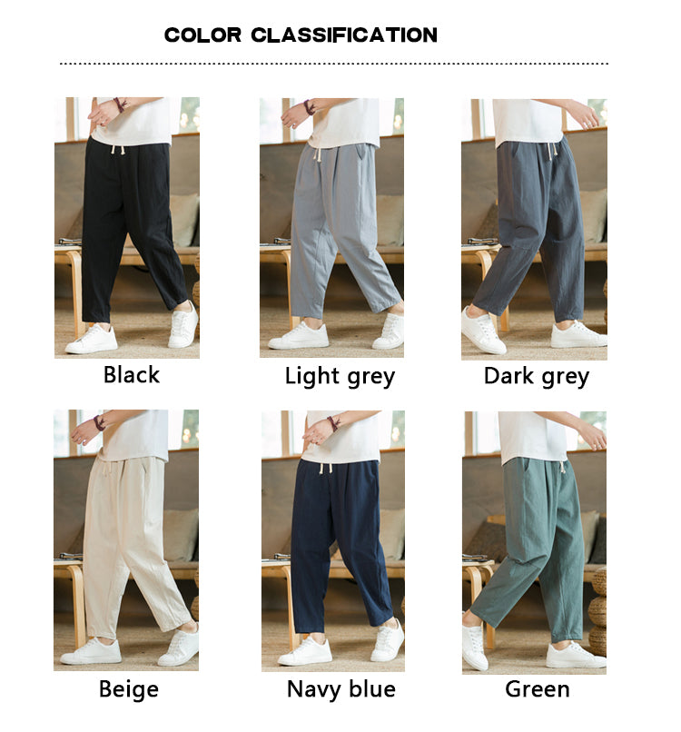 Pantalon en lin urbain