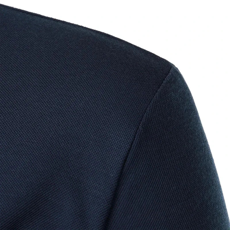 Polo Homme Uni à Manches Courtes