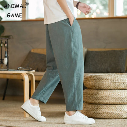 Pantalon en lin urbain