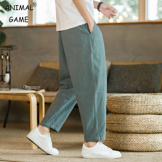 Pantalon en lin urbain