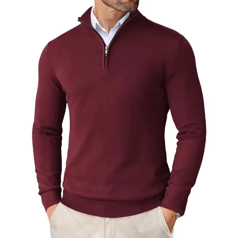 Pulls à demi-zip