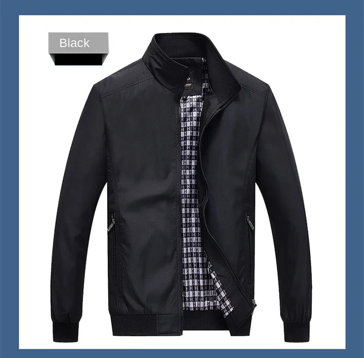 Veste Homme Décontractée Style Baseball Mi-Saison