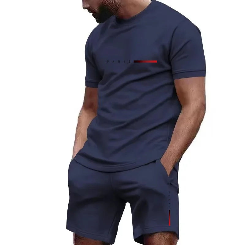 Men's sportswear set, breathable and stylish casual activewear, high-quality trendy new sets, men's clothing clearance