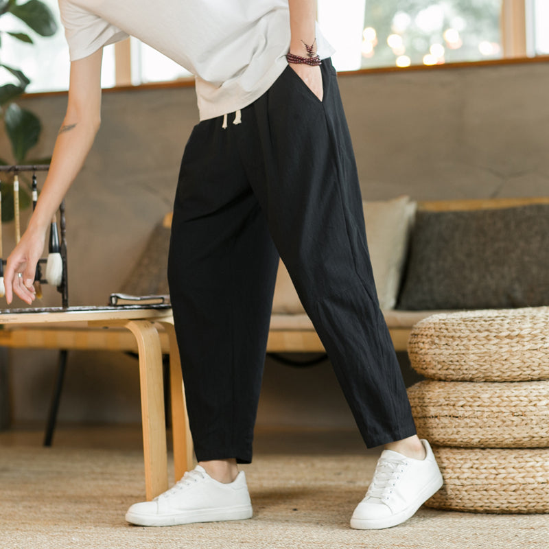 Pantalon en lin urbain