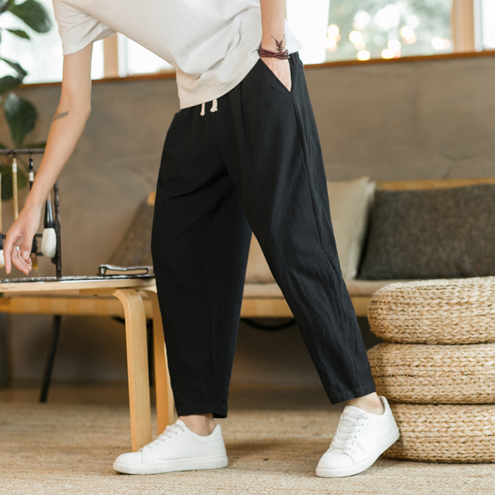 Pantalon en lin urbain