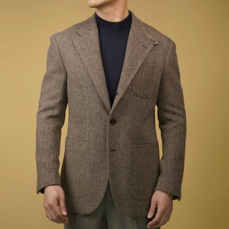 Blazer Homme en Tweed Slim Fit