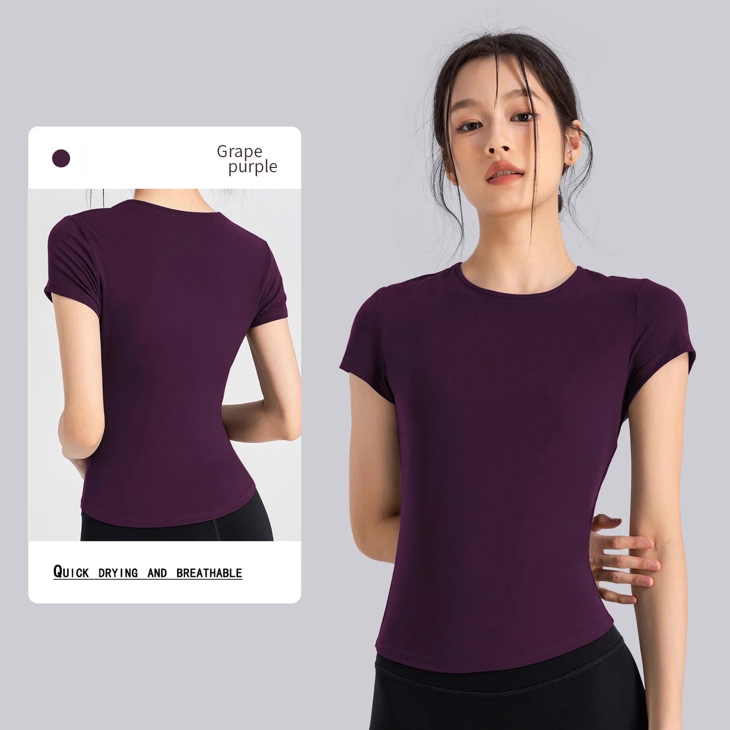 T-shirt Sport Femme Séchage Rapide