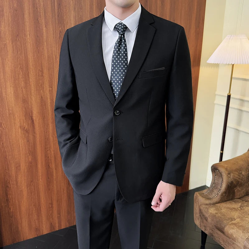 Suit Homme Élégant 2 Pièces