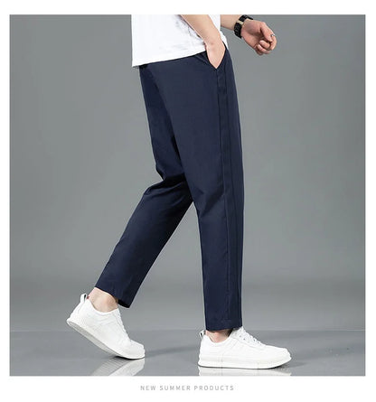 Pantalon Homme Léger et Respirant Style Business Casual