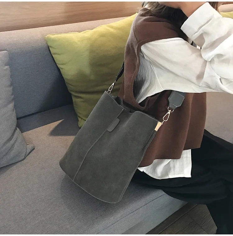 Sac Seau Femme Grande Capacité en Cuir PU Élégant