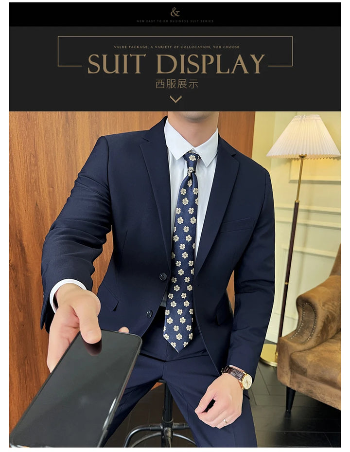 Suit Homme Élégant 2 Pièces