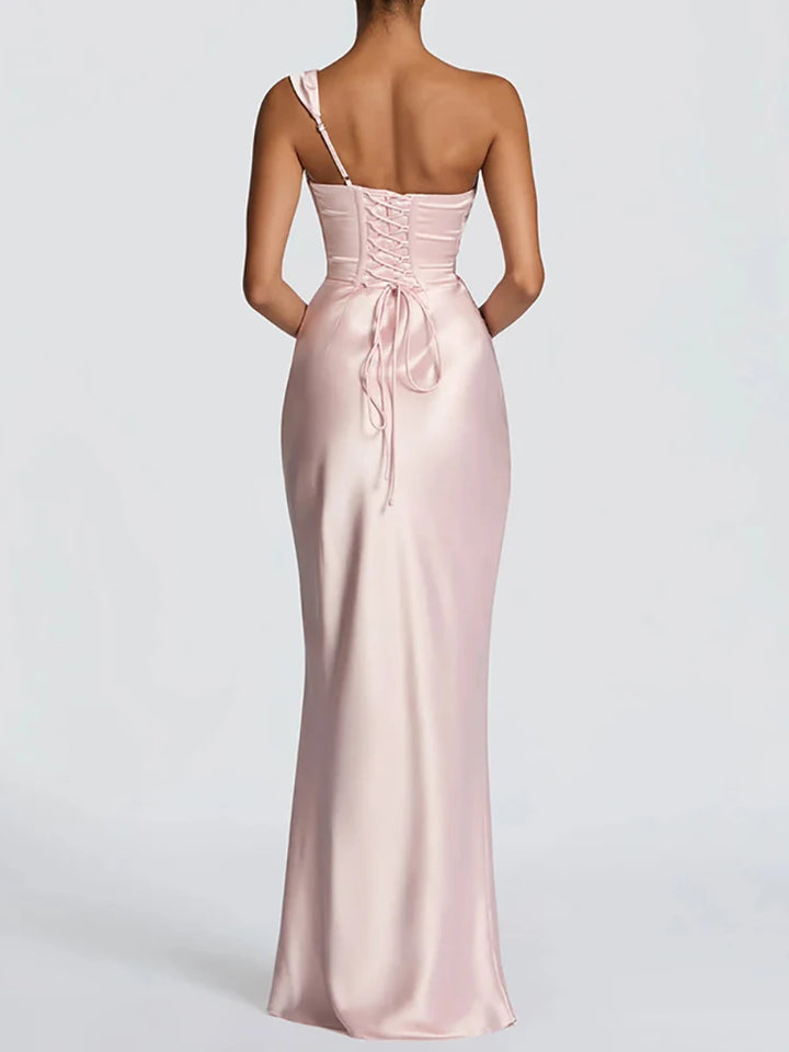 Robe Maxi Élégante Sans Manches Femme
