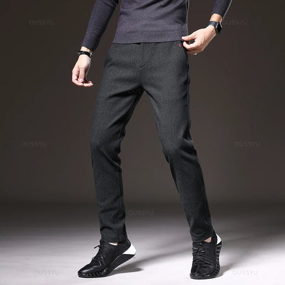 Pantalones elásticos elegantes para hombre