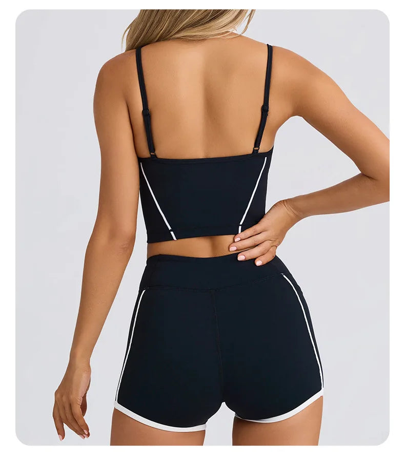Ensemble Sport Femme 3 Pièces pour Yoga, Fitness et Running