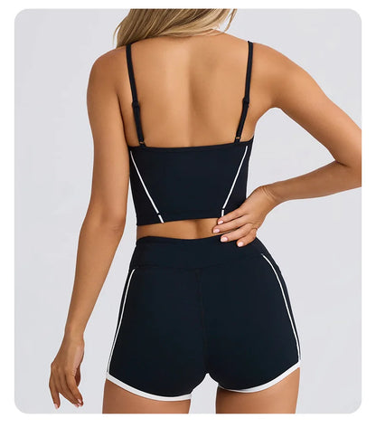 Ensemble Sport Femme 3 Pièces pour Yoga, Fitness et Running