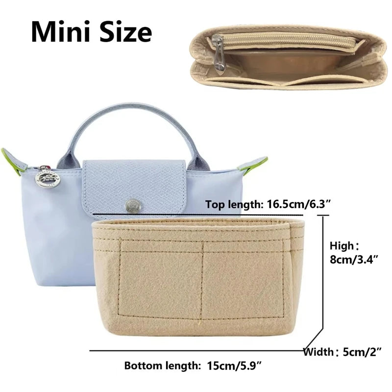 Organisateur de Sac pour Longchamp Mini
