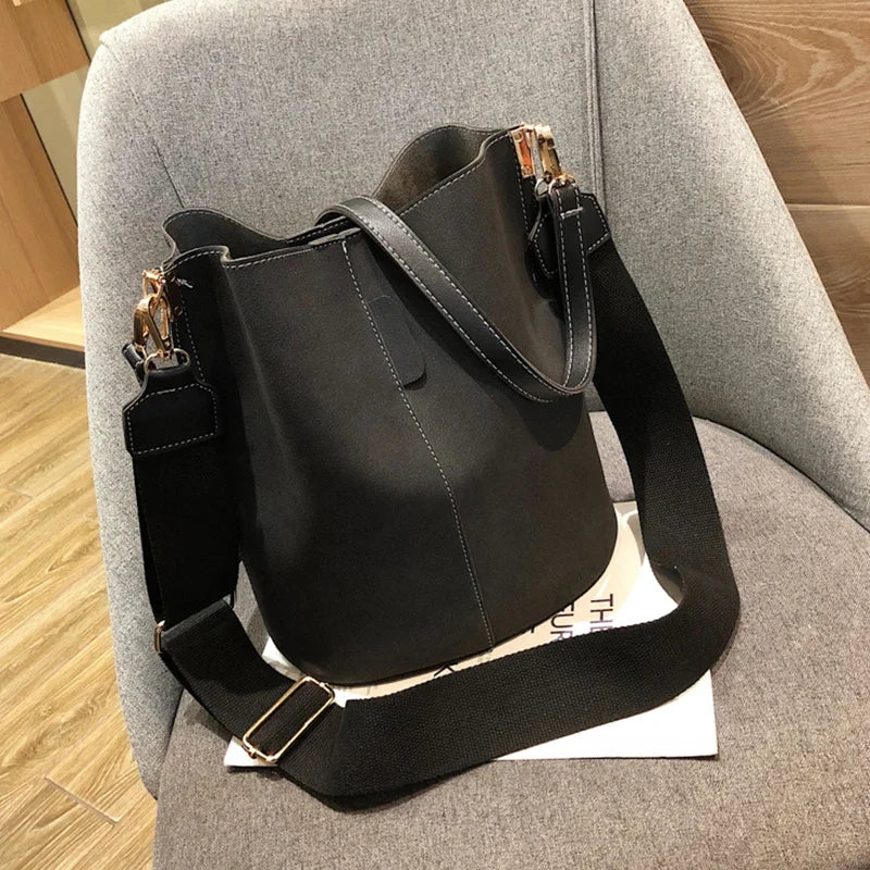Sac Seau Femme Grande Capacité en Cuir PU Élégant
