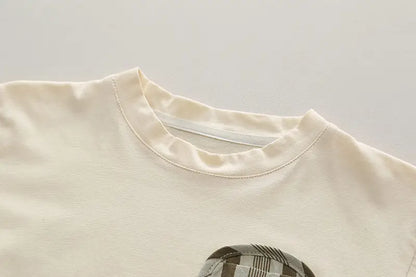 Ensemble Enfant 2 Pièces T-Shirt Rayé et Short