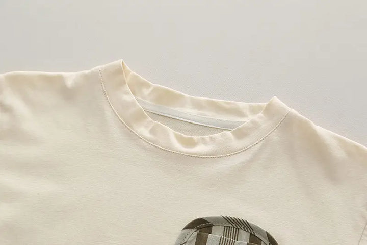 Ensemble Enfant 2 Pièces T-Shirt Rayé et Short