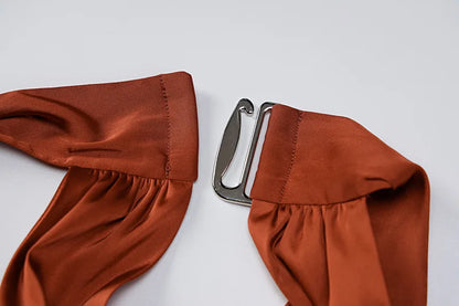 Robe Femme Élégante Col Halter