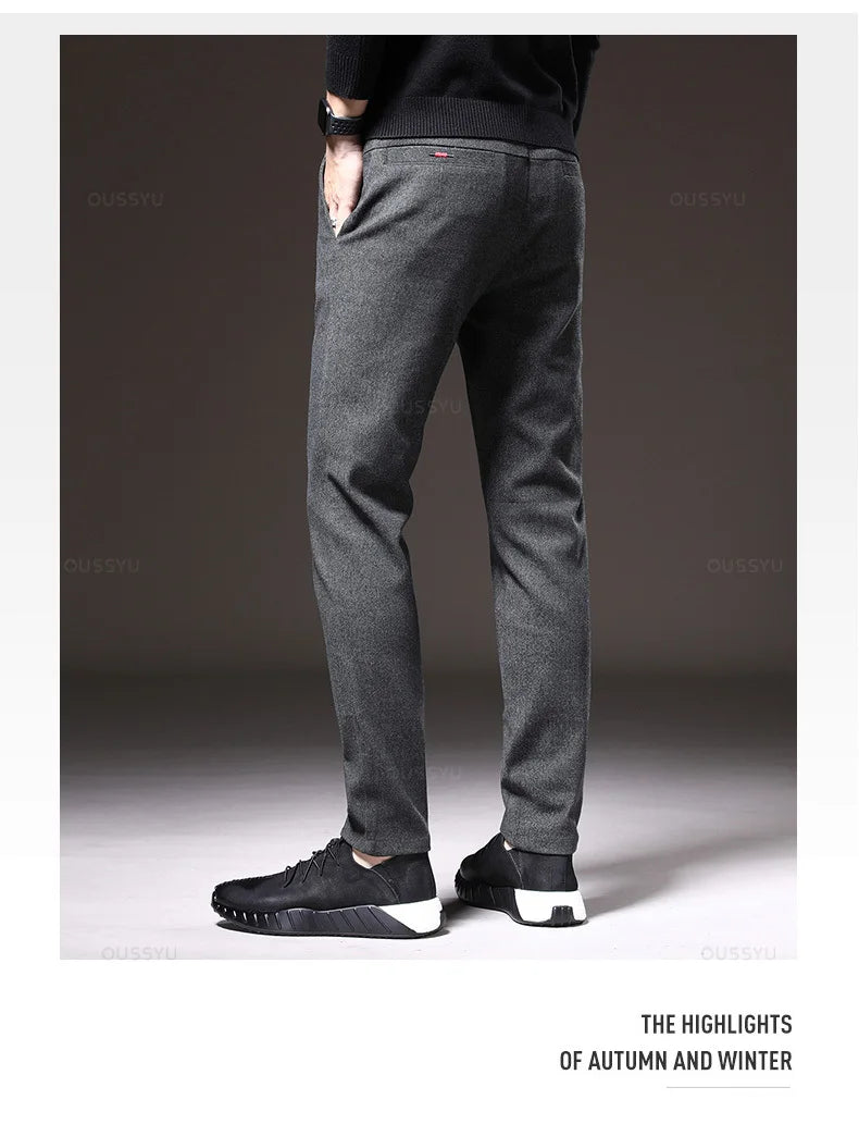 Pantalones elásticos elegantes para hombre