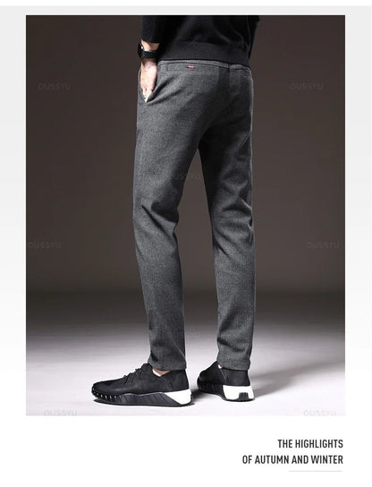 Pantalones elásticos elegantes para hombre