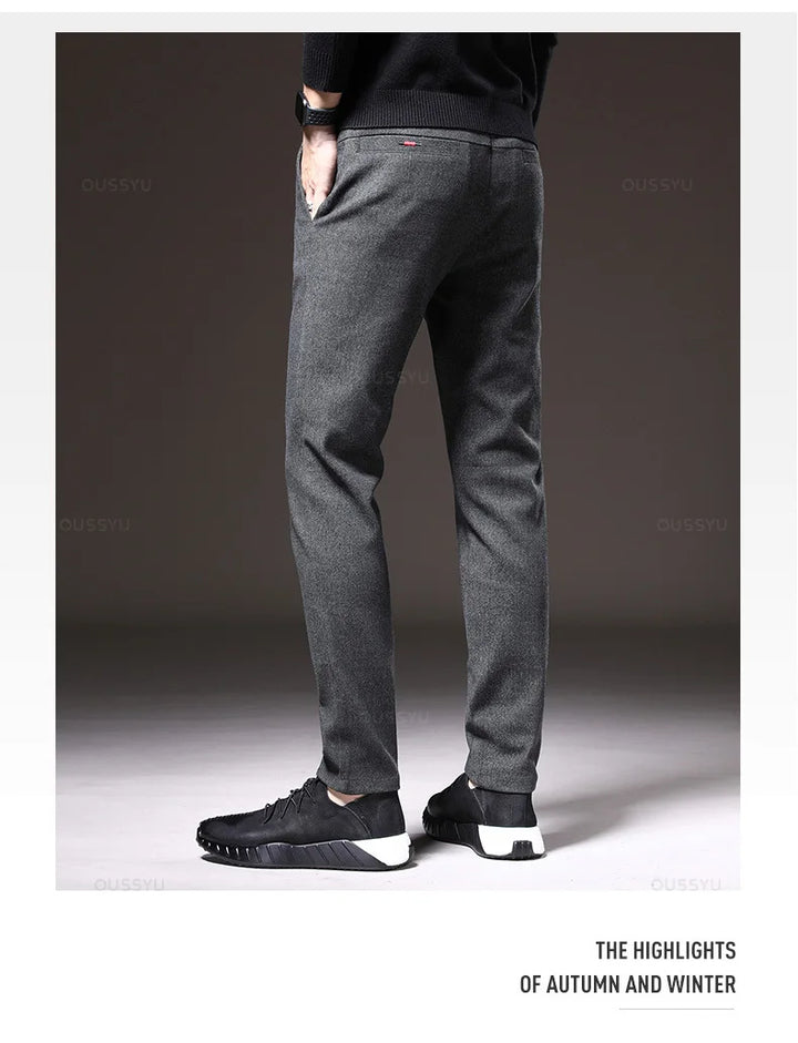 Pantalones elásticos elegantes para hombre