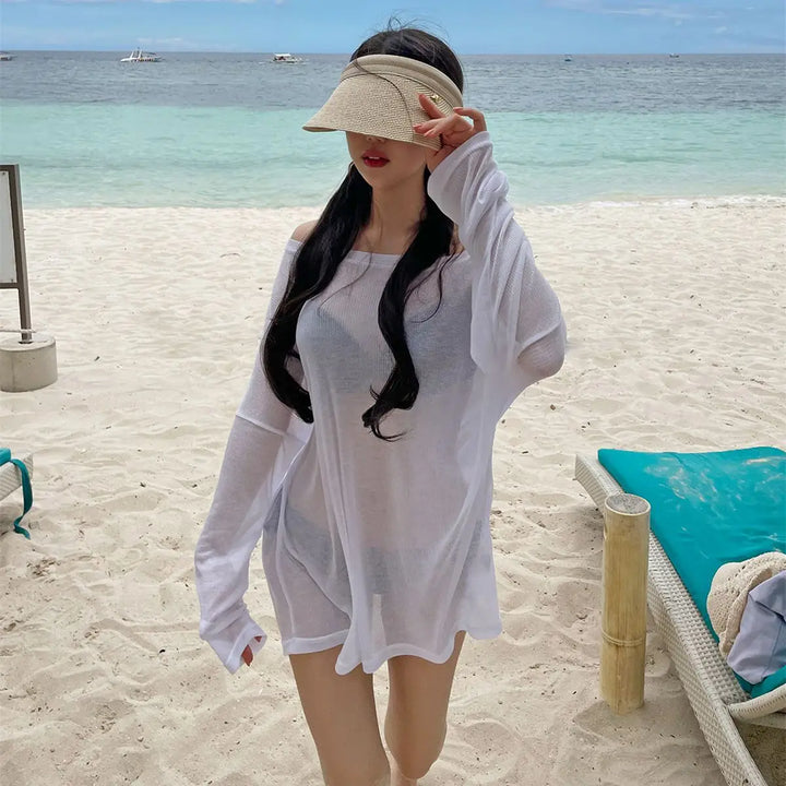 Tunique de Plage Femme Décontractée