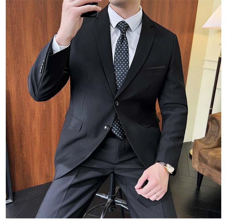 Suit Homme Élégant 2 Pièces