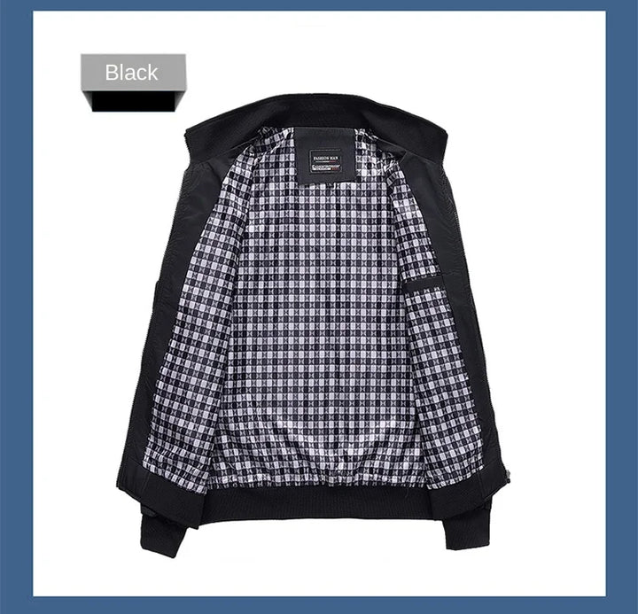 Veste Homme Décontractée Style Baseball Mi-Saison