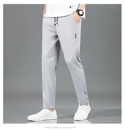 Pantalon Homme Léger et Respirant Style Business Casual